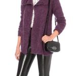 The Kooples  plum purple open mohair blend cardigan sz 1 Photo 0