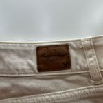 American Eagle  cream lace jean shorts low rise mini Photo 3