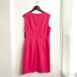Donna Morgan NWT  Womens Dress Pink Sheath Sleeveless Tie Waist Size 14 Photo 2