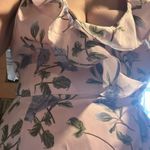 Fame and Partners  size 8 fully lined high slit ruffle neck nwt $448 wrap style Photo 1