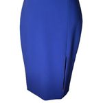 Likely NWT Cassidy Sheath Dress Women’s Size 6 Blue One Shoulder Cocktail Mini Photo 3