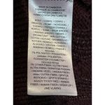 Ralph Lauren Lauren  Black Label Sweater Boat Neck Burgundy Cable Knit Sz,Medium Photo 3