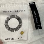 Anthropologie  Akemi + Kin White Sleeveless Palawan D Ring Blouse size Small Photo 5