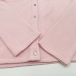 VTG IB Diffusion Cardigan Sweater‎ Womens Large Pastel Pink Flower Dainty Fairy Photo 3