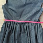 Kate Spade  Kimberly Peter Pan Rhinestone Crystal Collar Denim Dress 12 Photo 12