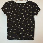 Olivia Rae  Black Floral Crop Top Photo 3