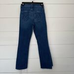 Mother Women’s 25 Insider Crop Step Fray Wish Upon a Star Jeans Blue Photo 2