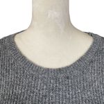 Arizona Jeans Arizona Jean Co. women's medium gray long sleeve sweater stripes stretchy Photo 6