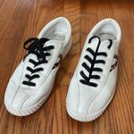 Tretorn Anthropologie  Nylite Plus Sneaker Leather Shoe White Women's 9M leopard Photo 2