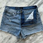 See Thru Soul High Rise Boyfried Denim Shorts • Sz 26 Blue Photo 4
