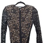 ROTATE BY BIRGER CHRISTENSEN Lace Mini Bow Tie Dress Black‎ Sz 6 Black Photo 2