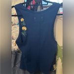 Free People NWT  We The Free Summer Tank - navy combo - medium Photo 7