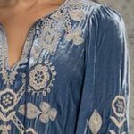 Johnny Was Liona heavily embroidered velvet dress NWT Photo 10