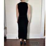 DKNY Vintage  Velvet Black Midi Dress Size Small Photo 2