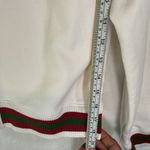 PacSun  Women's White Bomber Jacket with Red and Green Details Photo 5