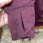 PINK - Victoria's Secret Victoria Secret PINK Ultimate Long Sleeve  Burgundy Logo 1/4 Zip​ Photo 3