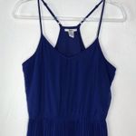 Bar III Blue Accordion Pleated Maxi Dress Medium Photo 1