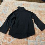 Athleta  Cozy Karma Funnel Neck Sweatshirt Black S/466846 black size small Photo 5