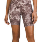 Lululemon  Align Short 8" Diamond Dye Mink Bery Lunar Rock Shadow Grey Size Photo 0