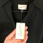 Universal Threads Universal Thread NWT Black Linen Shirt Dress Long Sleeve Size XS Photo 4
