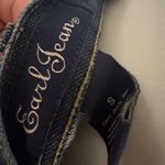 Earl Jeans Denim Skirt Size Small Blue Dark Wash Back Slit Photo 2