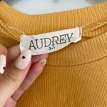 White Fox Boutique Yellow Ribbed Crop Top Photo 4