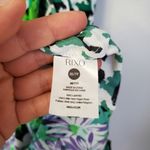 Rixo Betty Floral & Houndstooth Print Wrap Dress Green Size XXS Photo 8