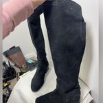 Vince Camuto  Karinda Black Suede Over The Knee Boot Sz 10 Photo 2