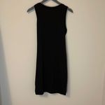 Lillusory Women's Tie Knot Dress Tank‎ Sleeveless Midi Party Flowy Black Medium Photo 4