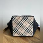 Burberry Blue Label Nova Check Mini Tote Black Nylon Photo 5