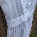 Alex Marie White Eyelet Lace Coquette Cotton Dress Photo 3