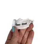 Line and Dot White Short Sleeve Bohemian Maxi Dress Women Sz S Photo 7