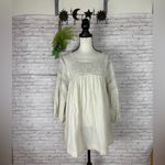 Free People Off White Eyelet Lace Embroidered Azalea Tunic Photo 1