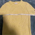 Lucky Brand Light Yellow Cable Knit Sweater size Medium Photo 5