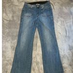 Mango Women’s MNG Medium Wash Bootcut Leg Jeans 12 Photo 0