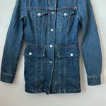 Acne Studios  Gwen Blue Paw Denim Jacket Size: 38 Photo 2