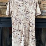 Spense size 10 animal print mini dress beige tan brown spring summer Photo 2
