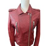 IRO  Barby Motorcycle Leather Jacket Moto Biker Photo 5