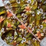 Allison Daley  22W Tropical Shacket Jacket Jungle Print Button Down Shirt Vtg Y2k Photo 3