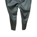 Eileen Fisher Black Pull On Coated Organic Cotton Leggings Size XL Photo 6