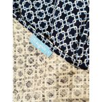 J. McLaughlin  Twist Front Silk Blend Geometric Pattern Dress Size M Medium EUC! Photo 3