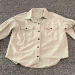 She & Sky NWT Oversized Corduroy Shirt Jacket Sz M Photo 4