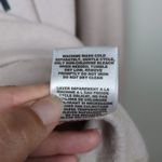 FAVORITE DAUGHTER Beige Crewneck Heart Logo Sweatshirt Long Sleeve Women's Small Photo 5