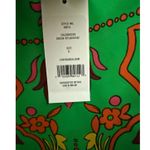 Tory Burch  Silk Scarf Caftan Top Green Splash Size Small Photo 6