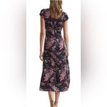 Reiss Amira Animal Print Fitted Midi Dress Size US 10/UK 14 Photo 3