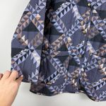 Universal Threads Universal Thread Quilted Jacket Women XS Blue Multi Geometric Patchwork Boho NWT Photo 3