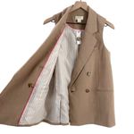 Maeve  Beige Double-Breasted Vest Sz 2 NWT Photo 7