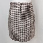 J.Crew New  Tweed Faux Wrap Mini Skirt E1665 Black Pink Size 4 Photo 5