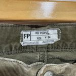 Free People Olive Corduroy Size 24 Pants Photo 2