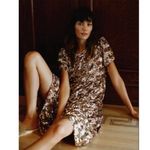 Anthropologie NWT Maeve  Bernadette
Sequin metallic Midi Dress Sz S Photo 1